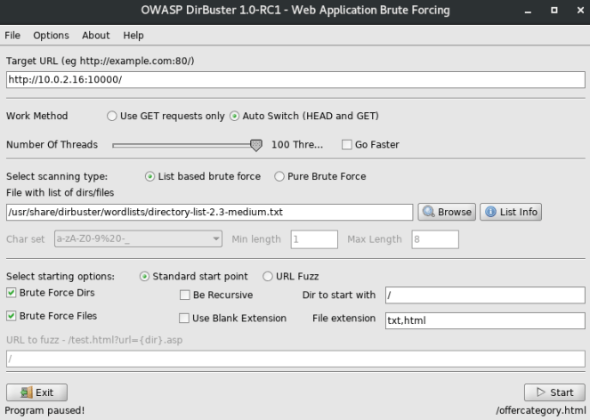 Brainpan_dirbuster_port_10000